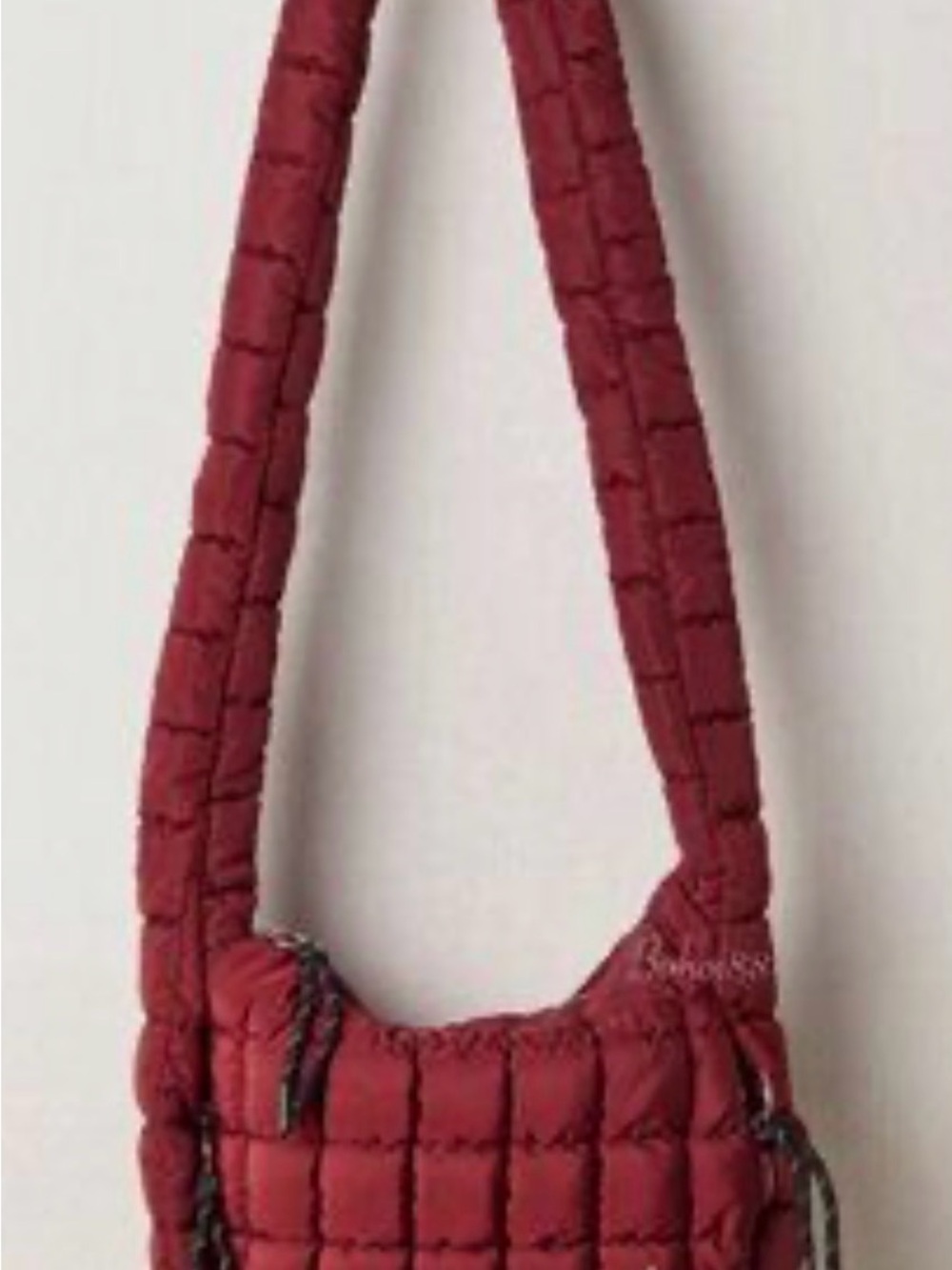 FP Movement by Free People Quilted Burgundy Crossbody Bag